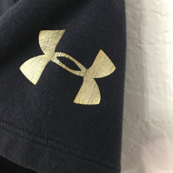 Under Armour Batman Logo Graphic T-Shirt Womens Small Petite Black Crew Neck - Picture 5 of 13